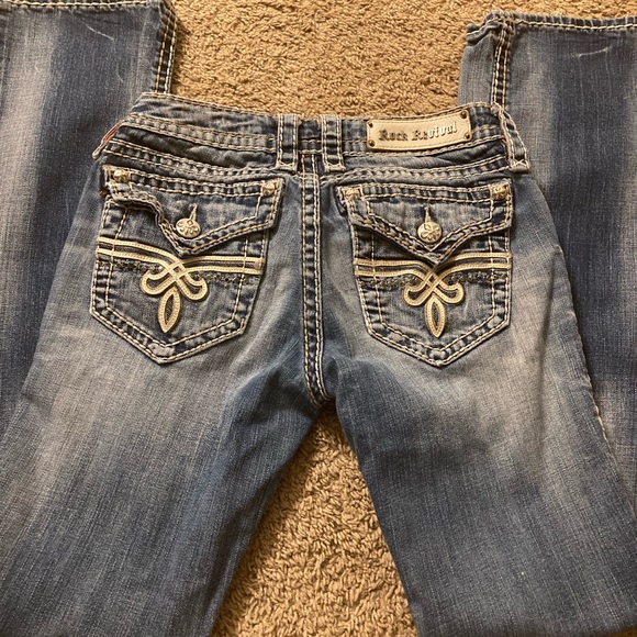 Rock Revival Buckle Jeans Sz 27 - Picture 2 of 2